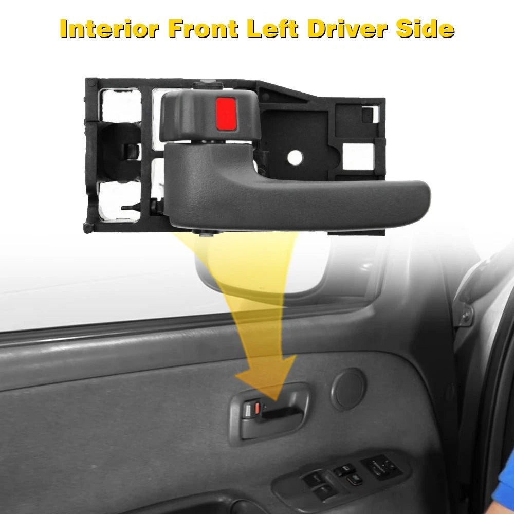 Front Left Interior Door Handle for Toyota Tundra (2000–2006) Gray
