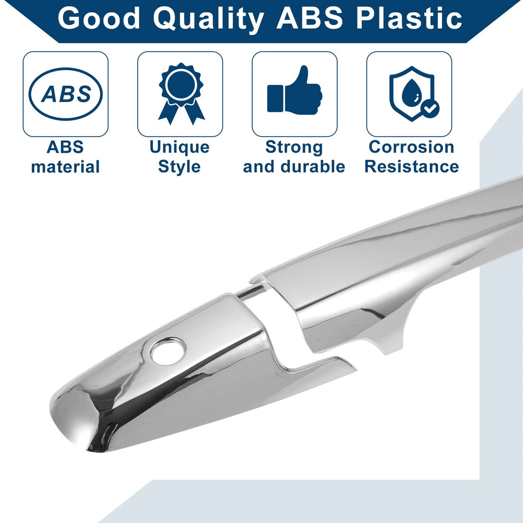 Car Door Handle Cover Trim for Honda Civic (2006–2011) Silver Tone