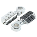 1 1/4" Wing Footpeg Pegs Mount Clamps for Harley Yamaha (Universal) Chrome