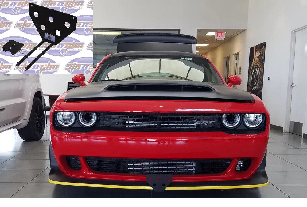 License Plate Bracket Removable OEM Style for Dodge Challenger Hellcat (2015–2023)
