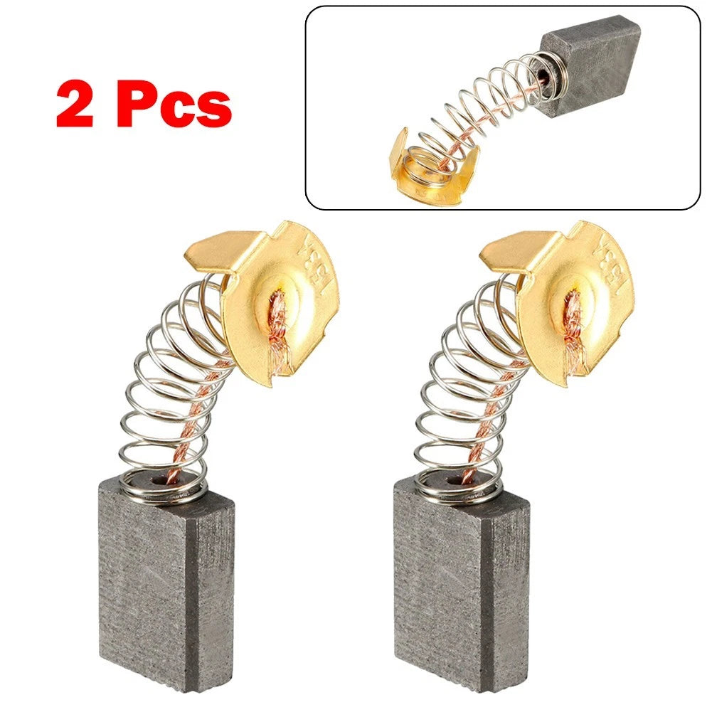 Set of 2 Carbon Brushes for Power Tools (16mm x 13mm x 6mm)