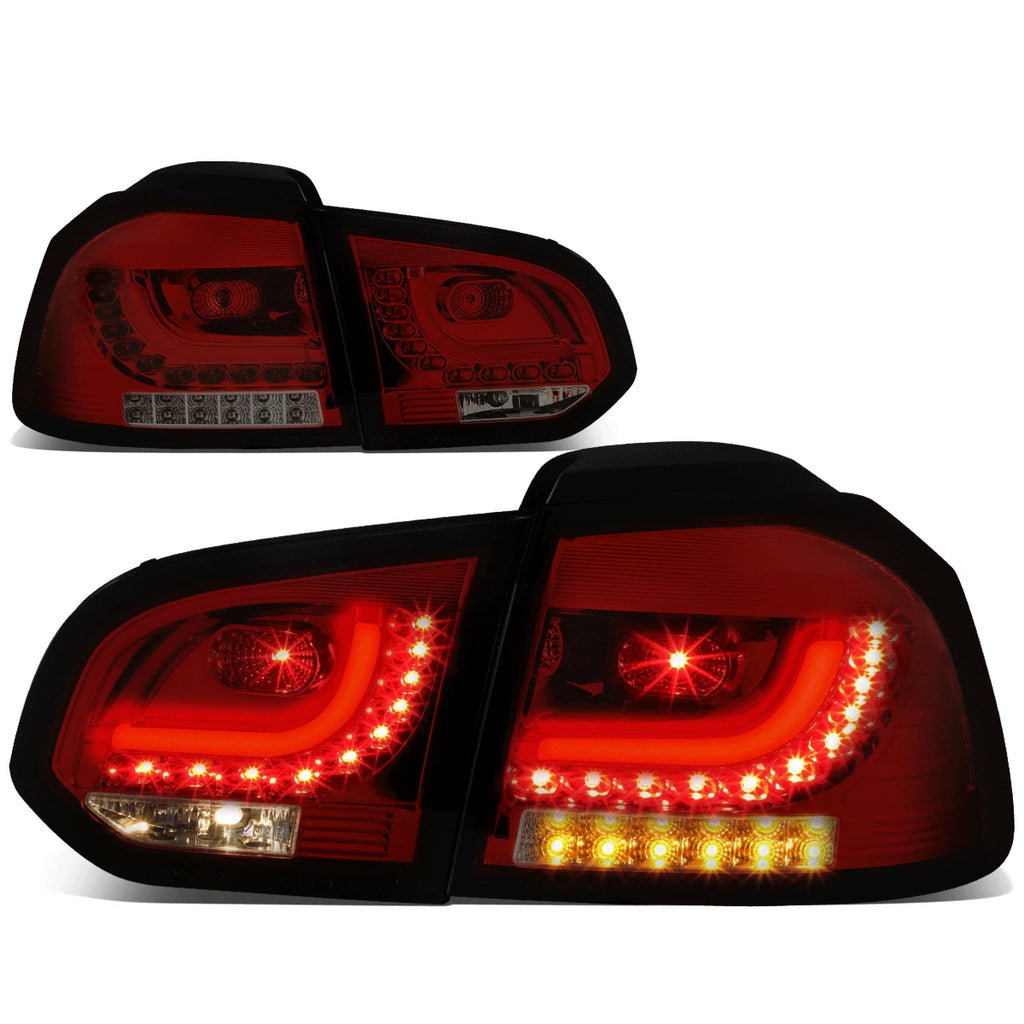 LED Tail Brake Light Stop Lamp Smoked for VW Golf Hatchback (2010–2014)