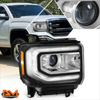 OE Style HID Projector Headlight for GMC Sierra 1500 Limited (2016–2019)
