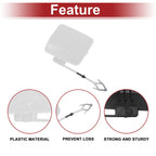 Tow Hook Cover Cap for BMW X5 E70 (2011–2013) No. 51127271815 White