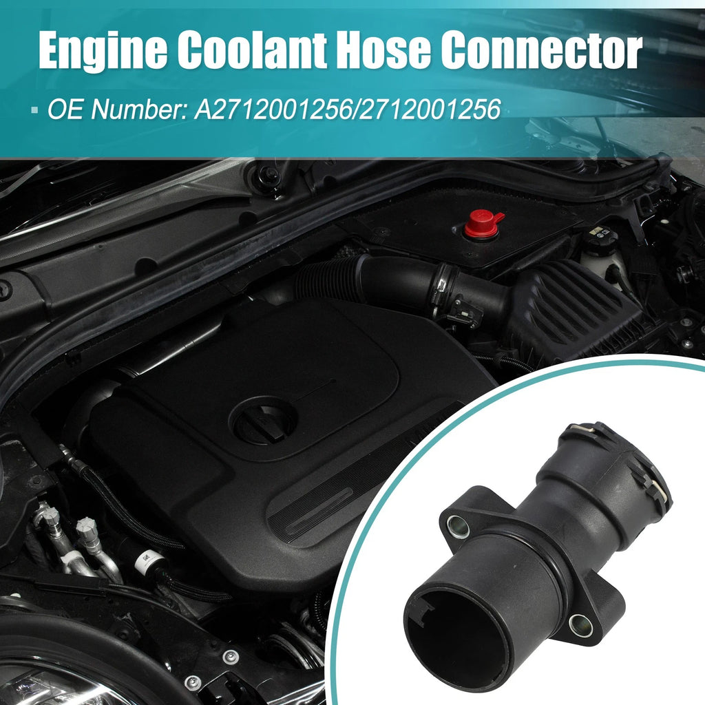 Engine Coolant Hose Connector No.A2712001256 for Mercedes-Benz C230 (2003–2005)