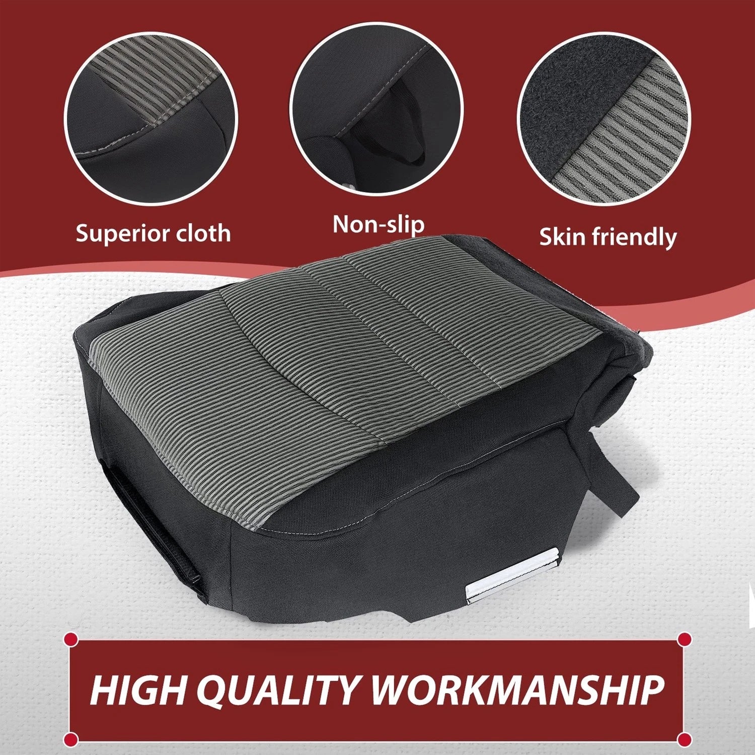 Driver Bottom Seat Cover & Foam Cushion for Dodge Ram 1500 2500 3500 (2009–2012)