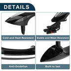 Rear Left Exterior Door Handle BMW F07 F10 Black Silver Tone