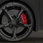 Front and Rear Red Caliper Covers for 2013-2016 Dodge Dart by MGP