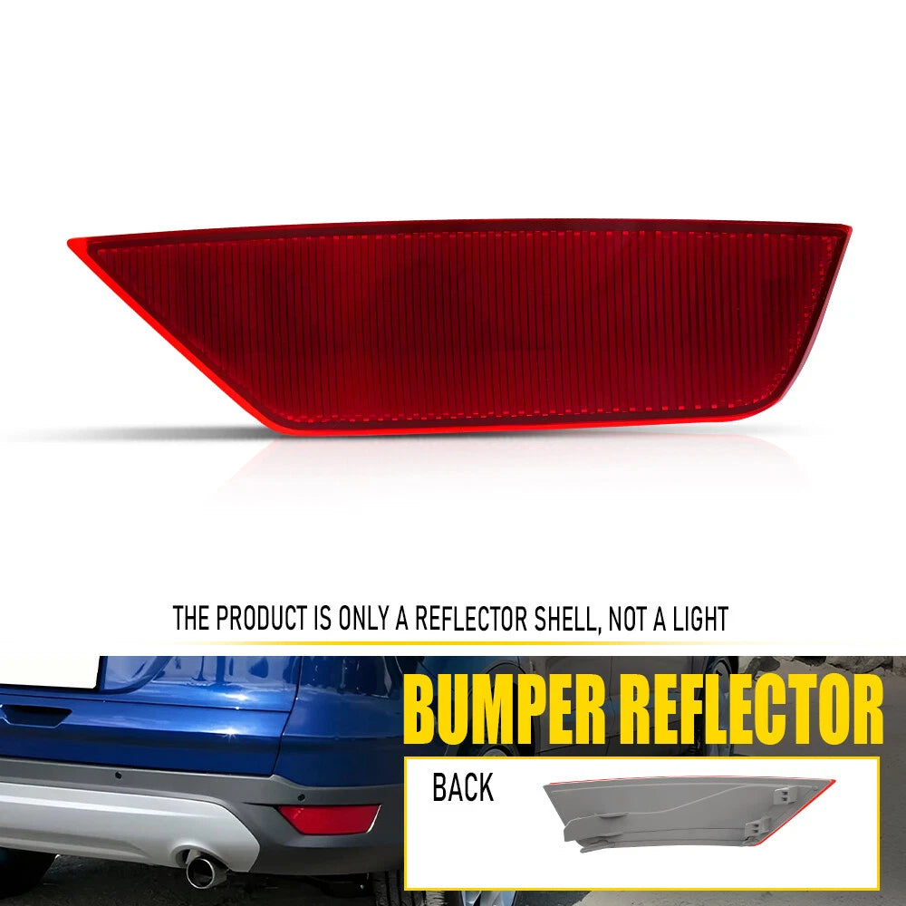 Passenger Side Rear Bumper Reflector Light for Ford Escape (2013–2019)