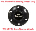 Black Steering Wheel Horn Button Replacement for Chevrolet (1999–2025)