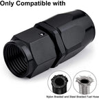 Set of 4 Straight Swivel Hose End Fittings for CPE Hose
