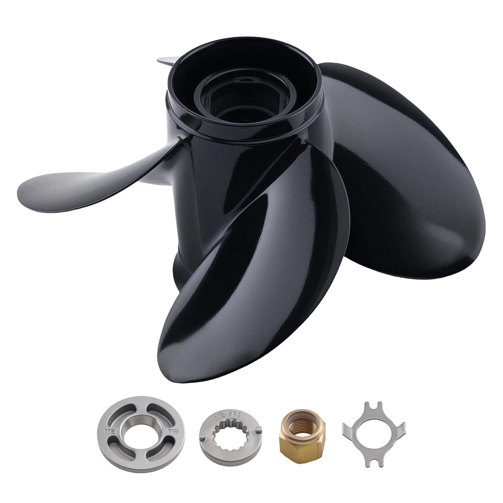 4 Blade Propeller for Mercury Outboard 75/90/115HP (13"x17")