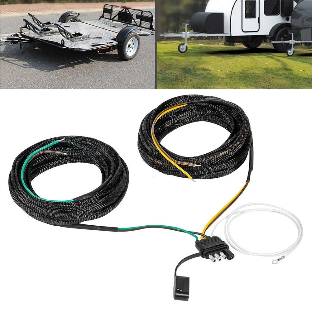4 Pin Trailer Wiring Harness Kit for Marine and Off Road Trailers