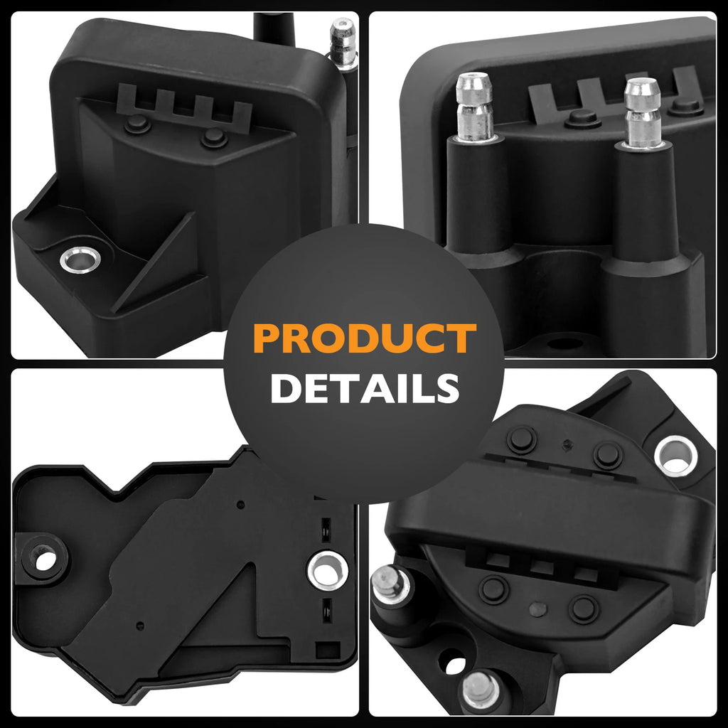 Set of 4 DR39 Ignition Coils & Iridium Spark Plugs for Chevy Impala Buick (1999–2009)