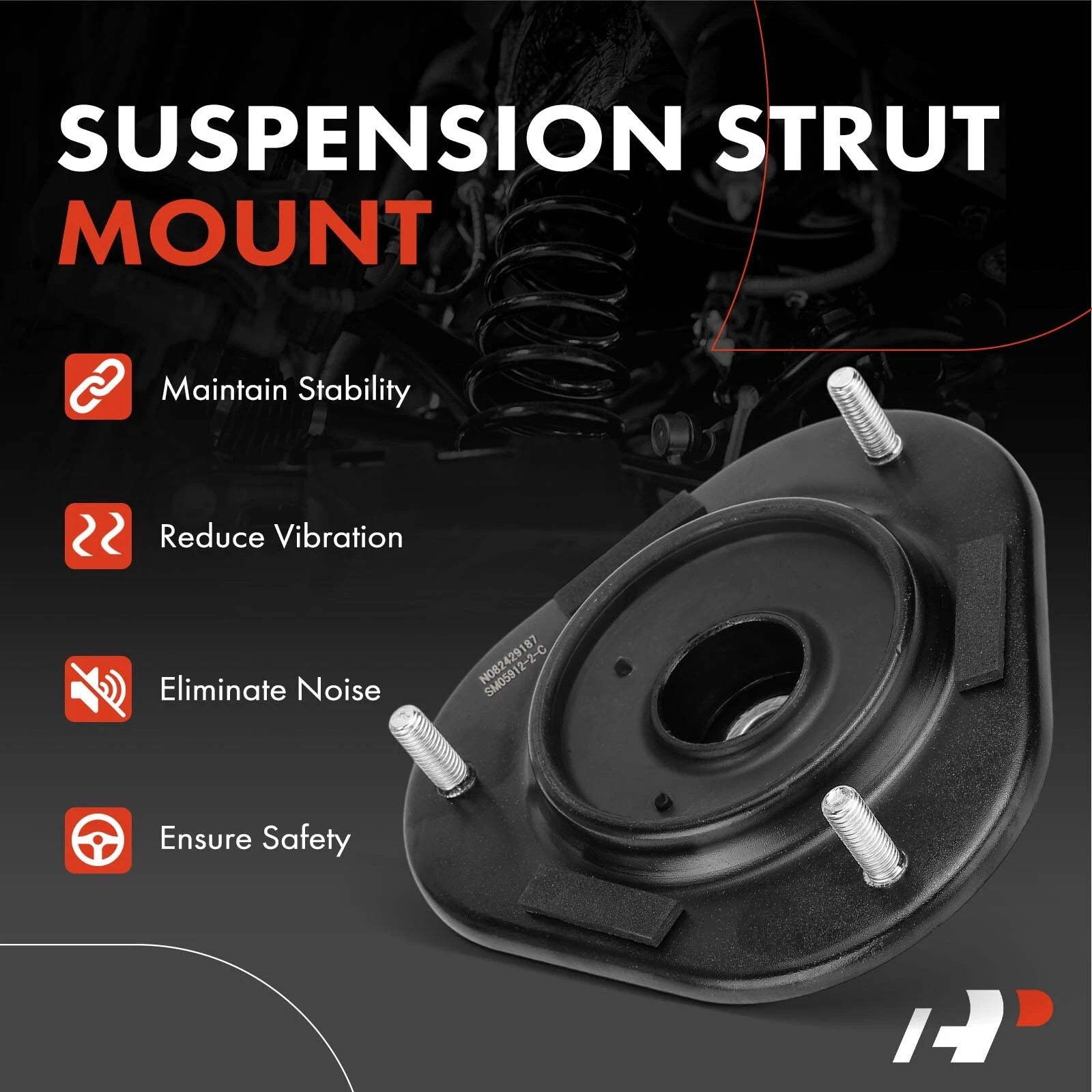 2X Front Suspension Strut Mount for Toyota Corolla (1998-2002)