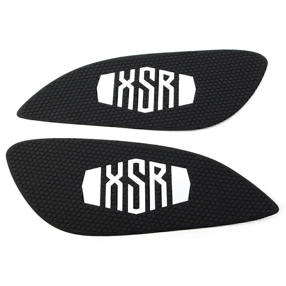 Black Slip Sticker Traction Side Gas Fuel Tank Pad for Yamaha XSR155 (2021-2023)