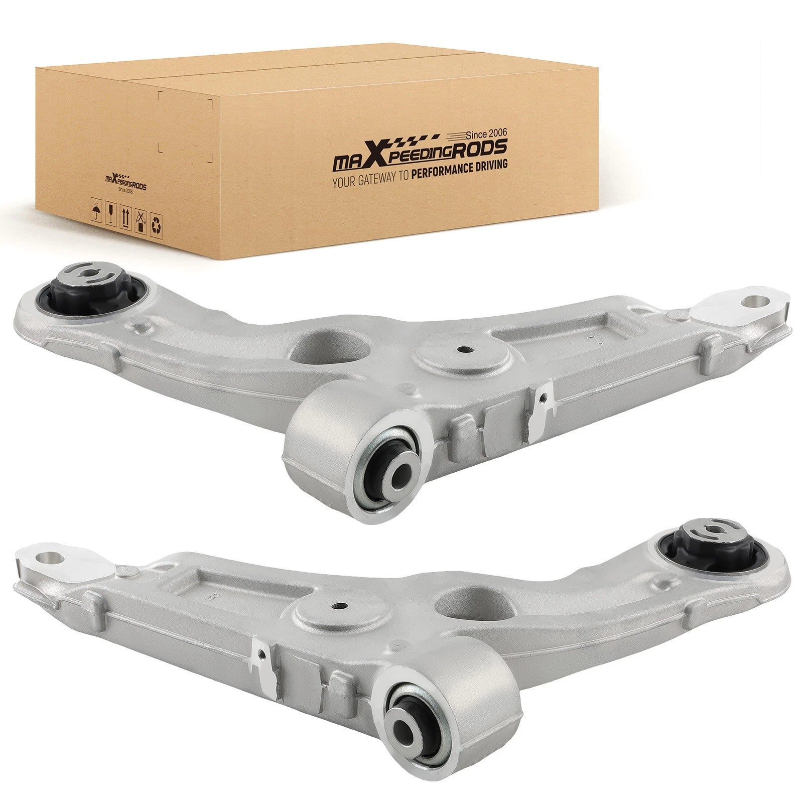 Set of 2 Front Lower Control Arms for Jeep Cherokee (2014–2018)