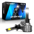 2X H1 LED Bulb 15000LM 6500K 72W Dual Beam Headlight Kit