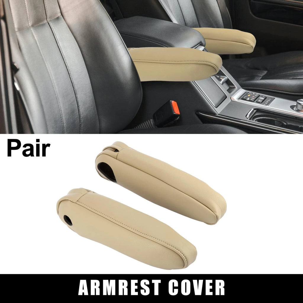 1 Pair Front Seat Armrest Cover for Lexus RX350 (2007–2015) Beige