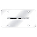 Chrome Name on Chrome License Plate -Officially Licensed for Chevrolet Camaro SS