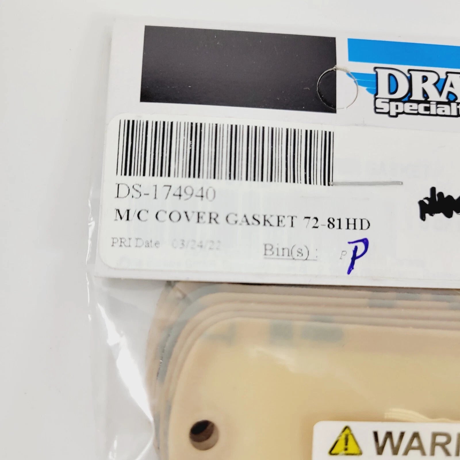 Set of 7 Front Master Cylinder Cover Gaskets for Harley DS-174940