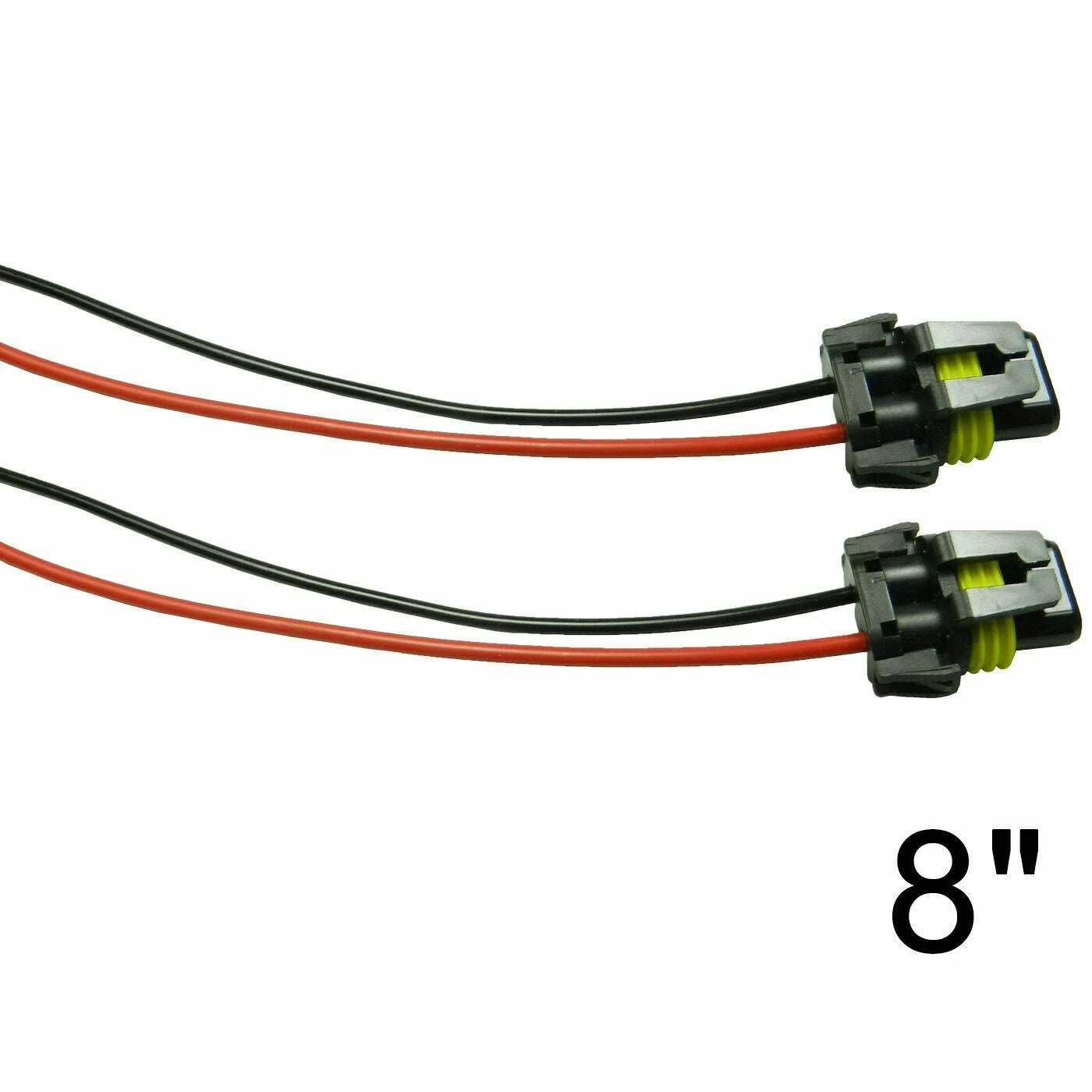 2-Pack Headlight Fog Light Adapter Connector for 9005/9006 (Fits 2005-2015)