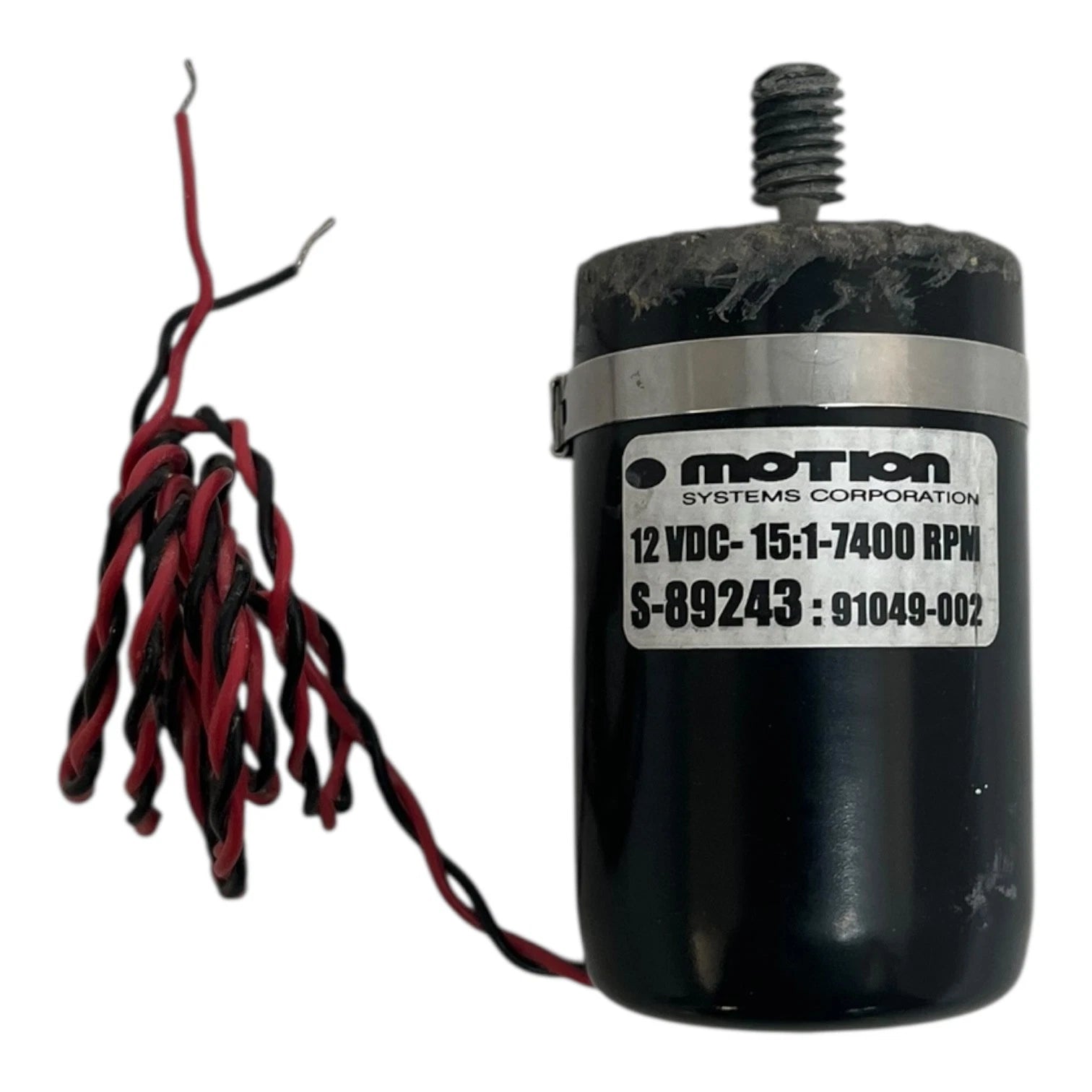 Motion Systems Corp S-89243 Motor for 91049-002 (12VDC-15:1, 7400 RPM)