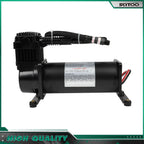 12V Air Compressor for Train Horns Air Suspension Kit (Black, 1/4" NPT)