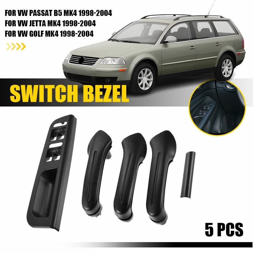 Window Switch Panel & Handle Trim for VW Jetta Golf MK4 (1998–2004) 1J4867179A