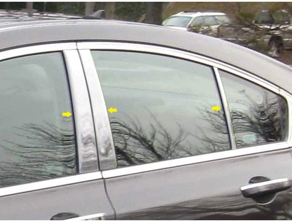 6pc. Luxury FX Chrome Pillar Post Trim for 2009-2014 Acura TL