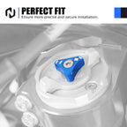 Set of 2 Fork Shock Absorber Adjusters Knob Bolts for KTM 690 Supermoto (2008–2010)