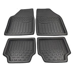 4 Pcs Universal Front Rear Heel Pad Carpet Floor Mats for Car Truck