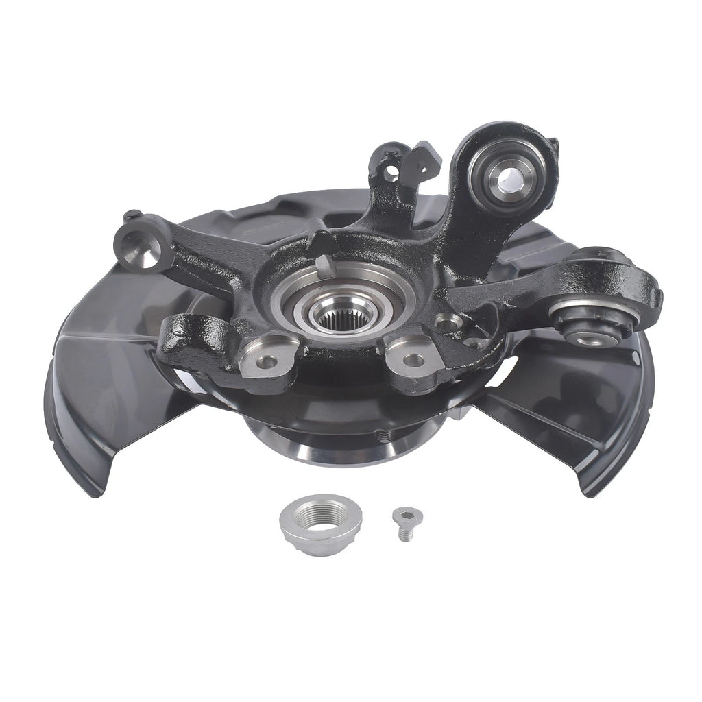Rear Passenger Side Steering Knuckle & Hub Bearing for BMW 335i 2007–2013