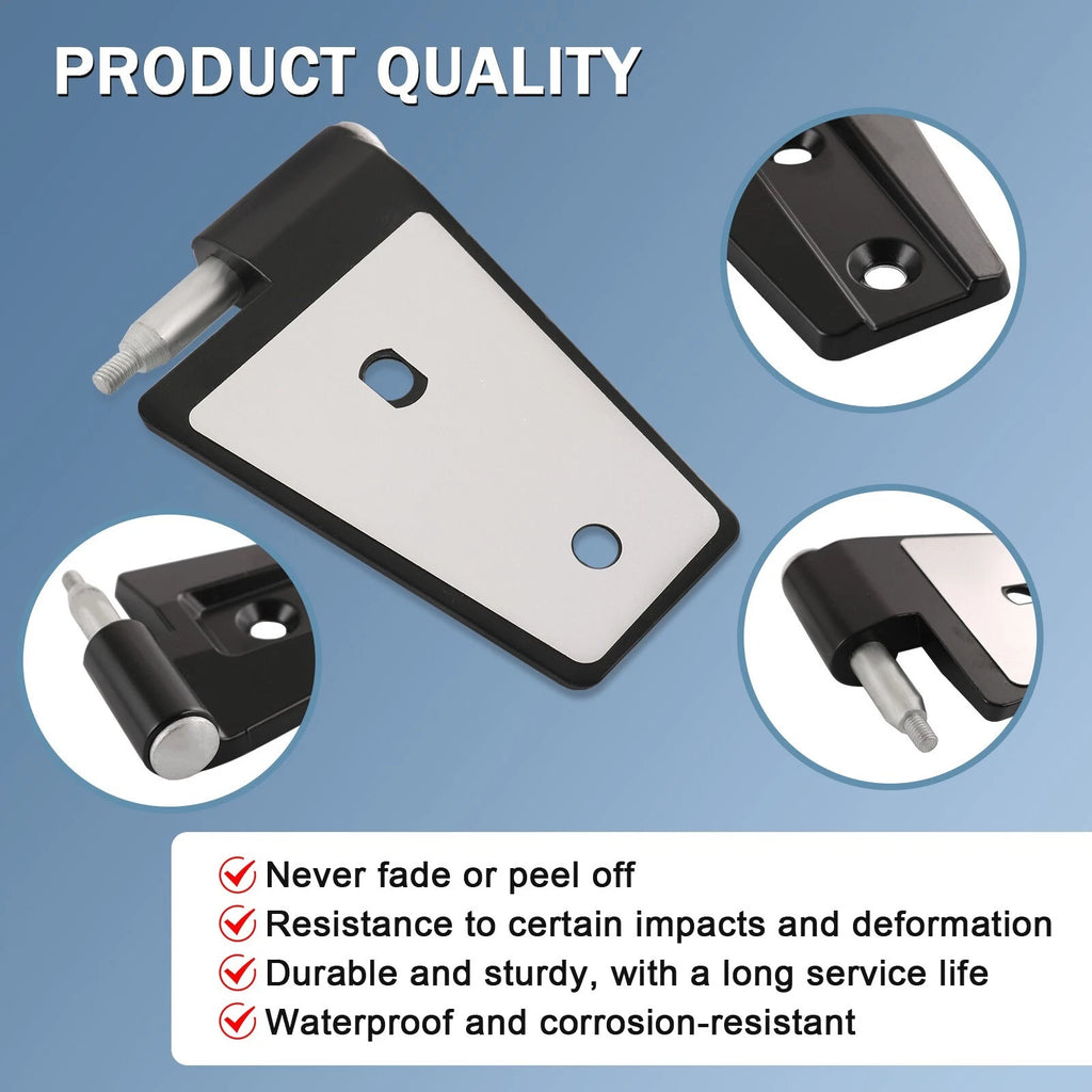 16PCS Steel Door Hinge Kit for Jeep Wrangler JK (2007-2018)
