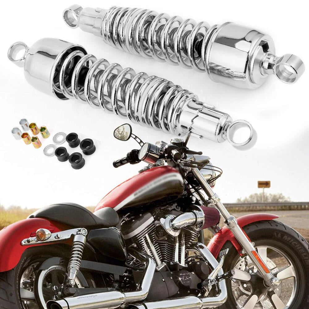 2X Adjustable Rear Shocks for Harley Road Street Glide (1980–2024)