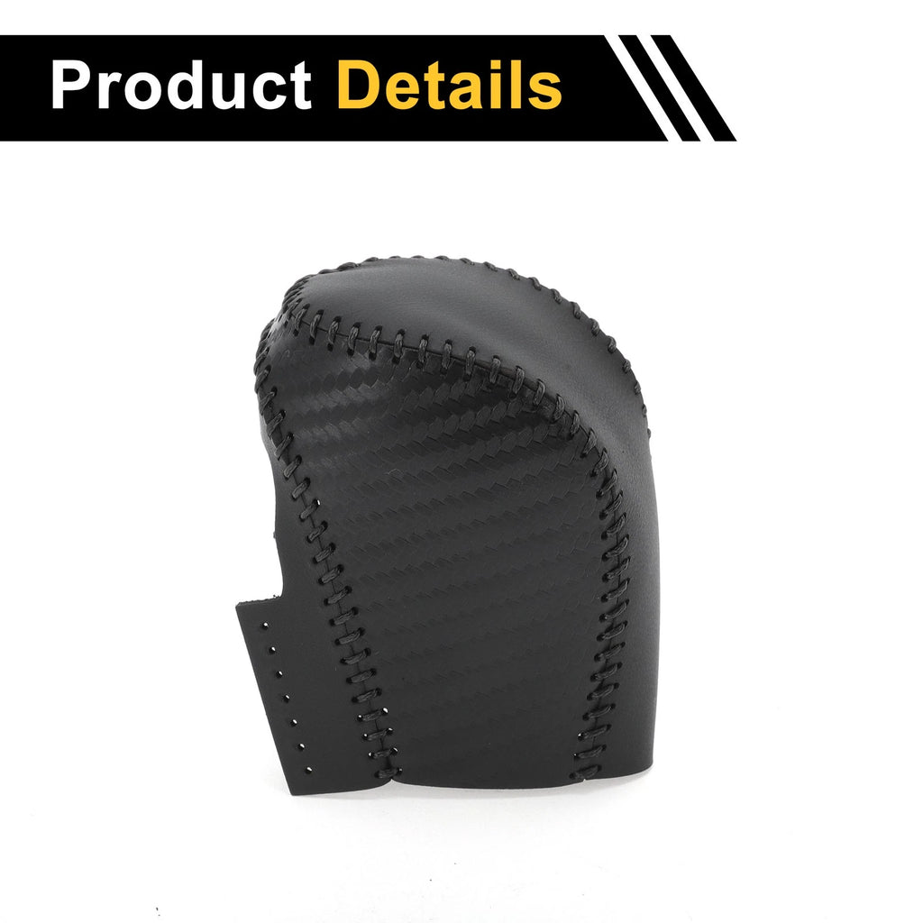 Gear Shift Knob Cover for Honda Civic (2016–2021) Black Faux Leather