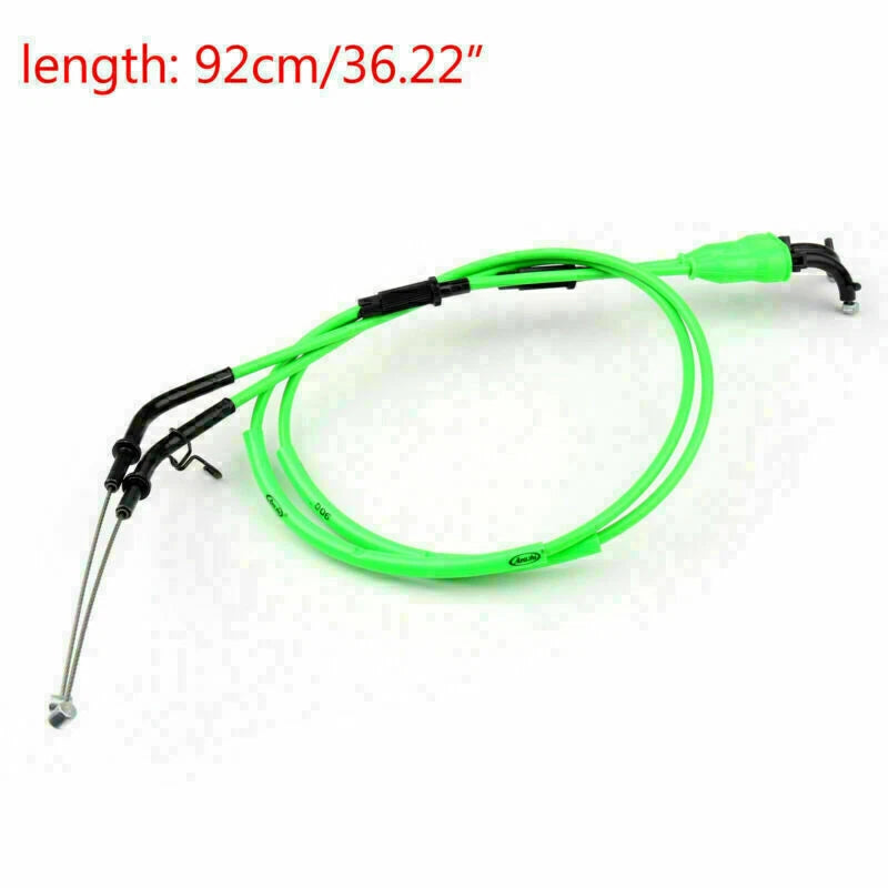 Throttle Cable for Kawasaki Ninja ZX-10R ZX1000D (2006–2007) Green
