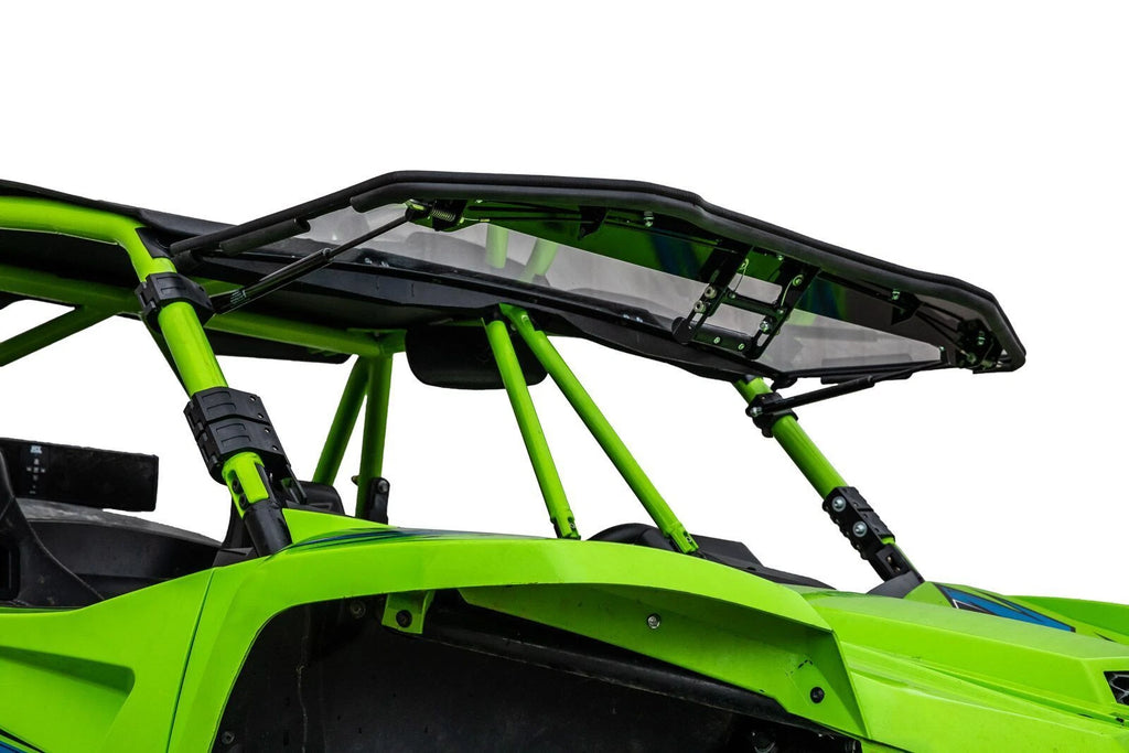 Clear Scratch Resistant Flip Windshield for Textron Wildcat XX (2018–2023)