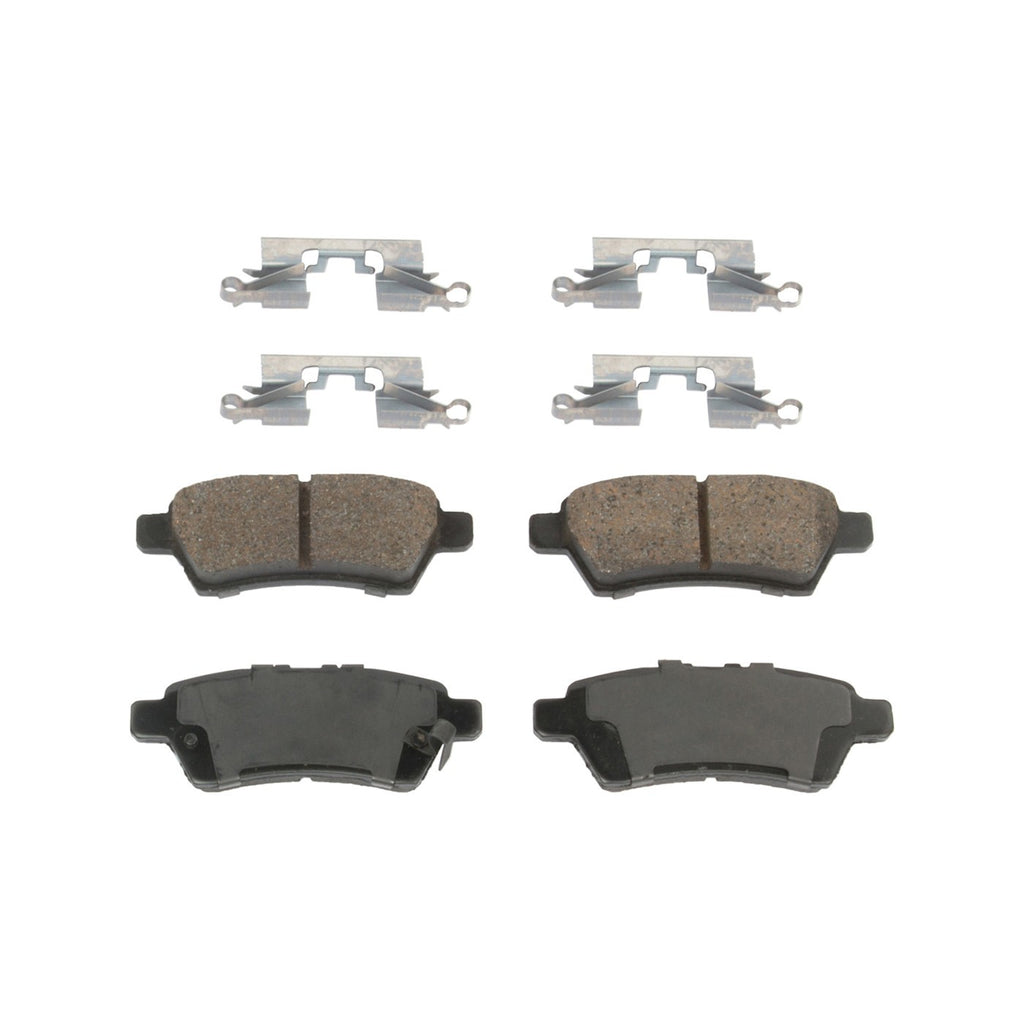 Set of 4 Ceramic Brake Pads for Nissan Pathfinder (2004–2012)