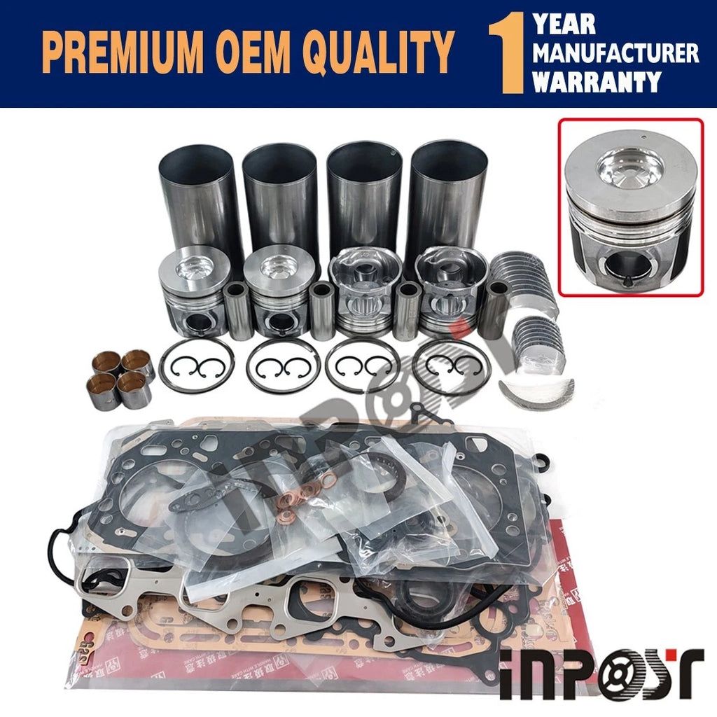 Engine Overhaul Rebuild Kit for Isuzu Excavator Loader (4JK1, 4JK1T)