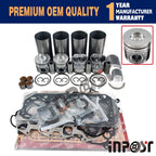 Engine Overhaul Rebuild Kit for Isuzu Excavator Loader (4JK1, 4JK1T)