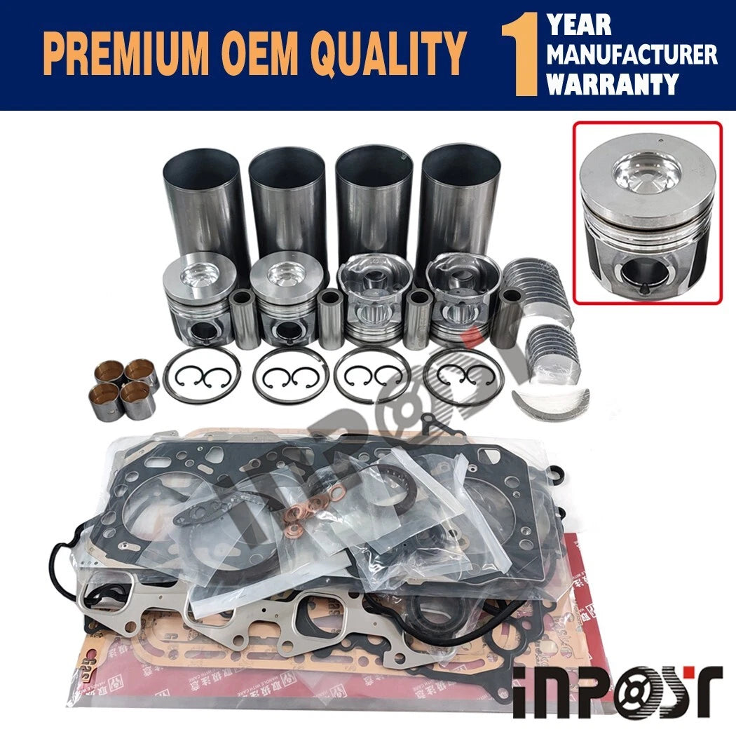 Engine Overhaul Rebuild Kit for Isuzu Excavator Loader (4JK1, 4JK1T)