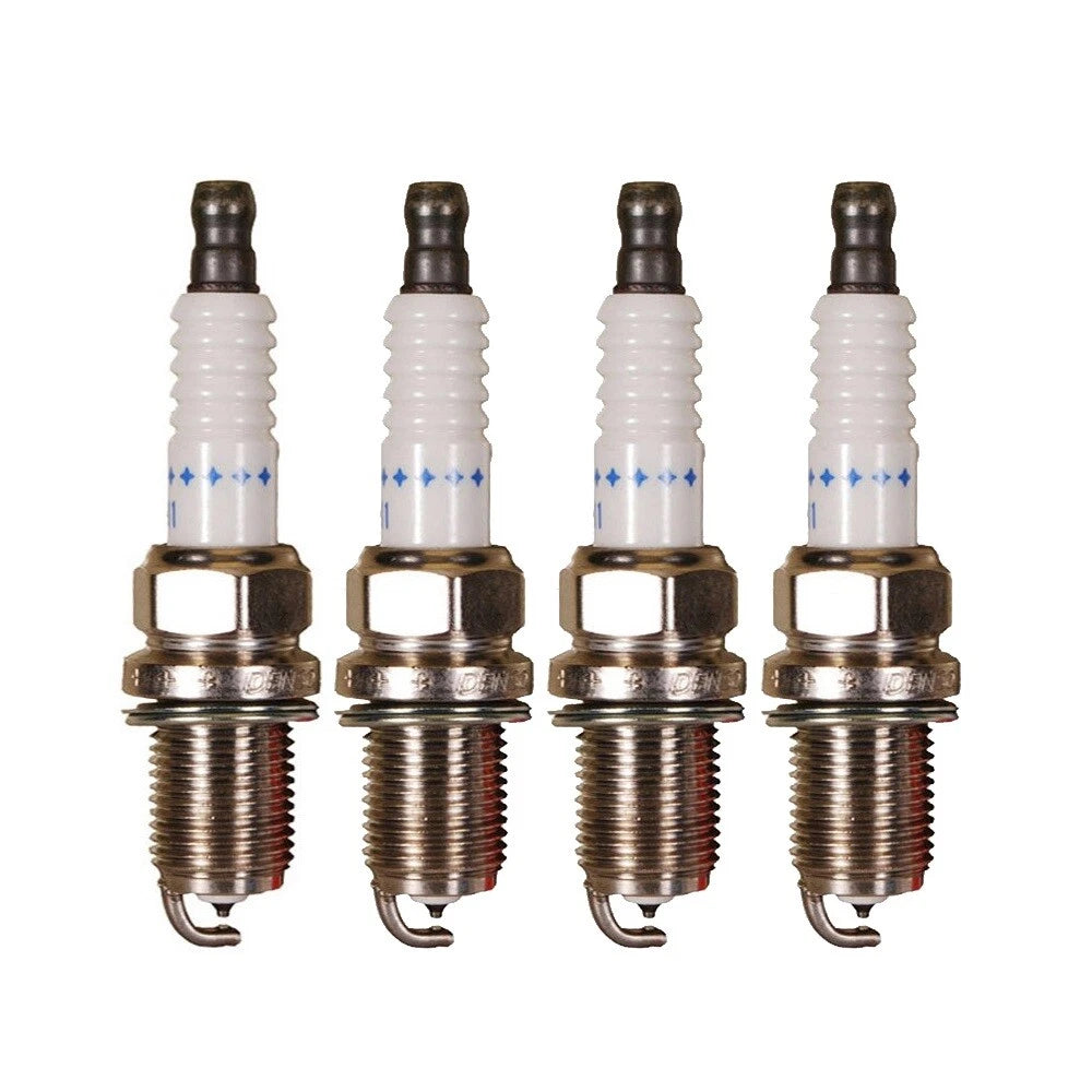 Set of 4 Denso Double Platinum Spark Plugs for 1.6 1.8 1.9 2.3 2.4 L4 (0.044 Gap)