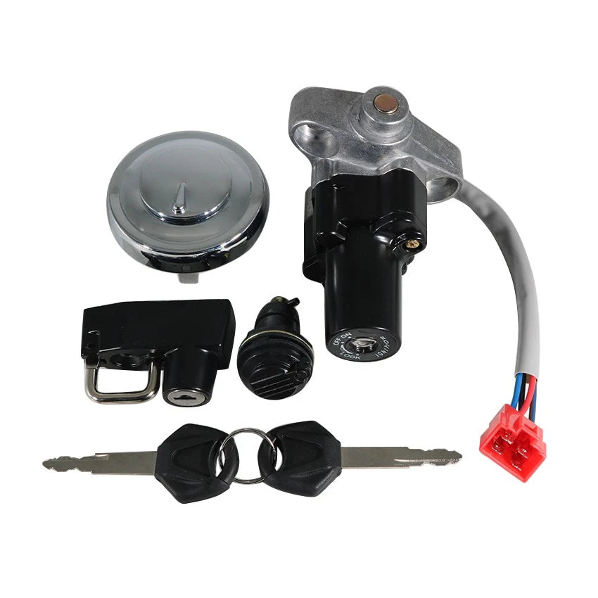 Ignition Switch Tank Cap Lock Set for Yamaha XVS650A Drag Star Classic (1998–2002)