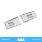 Set of 2 Multimedia Radio Button Cover Stickers for Mercedes-Benz 