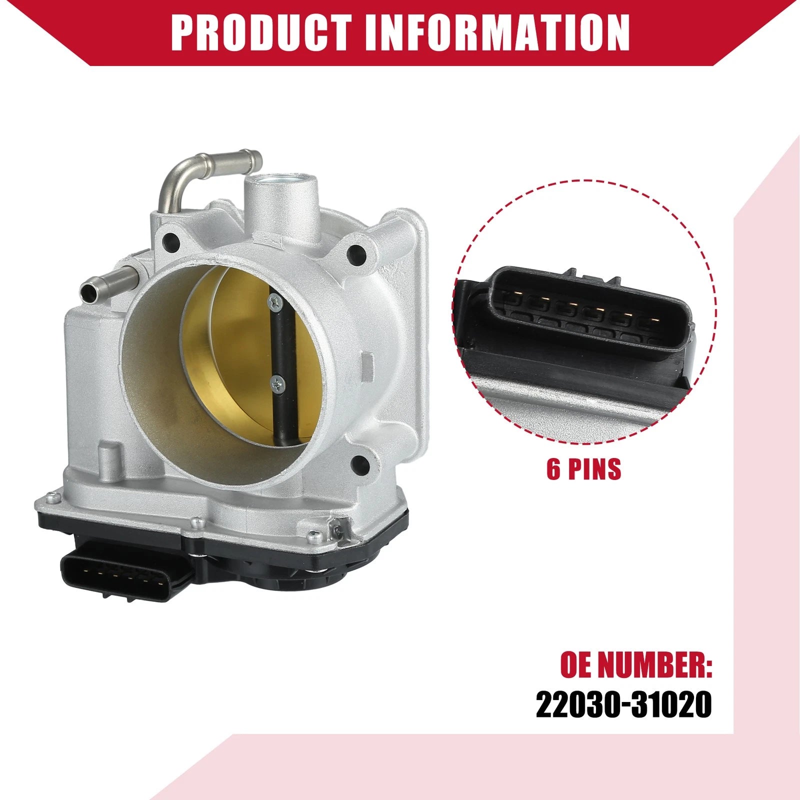 Electronic Throttle Body for Lexus GS300 V6 3.0L (2005–2006) No.22030-31020