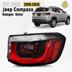 Halogen Tail Light Outer Passenger Side RH for Jeep Compass (2019–2026) 68417080AD