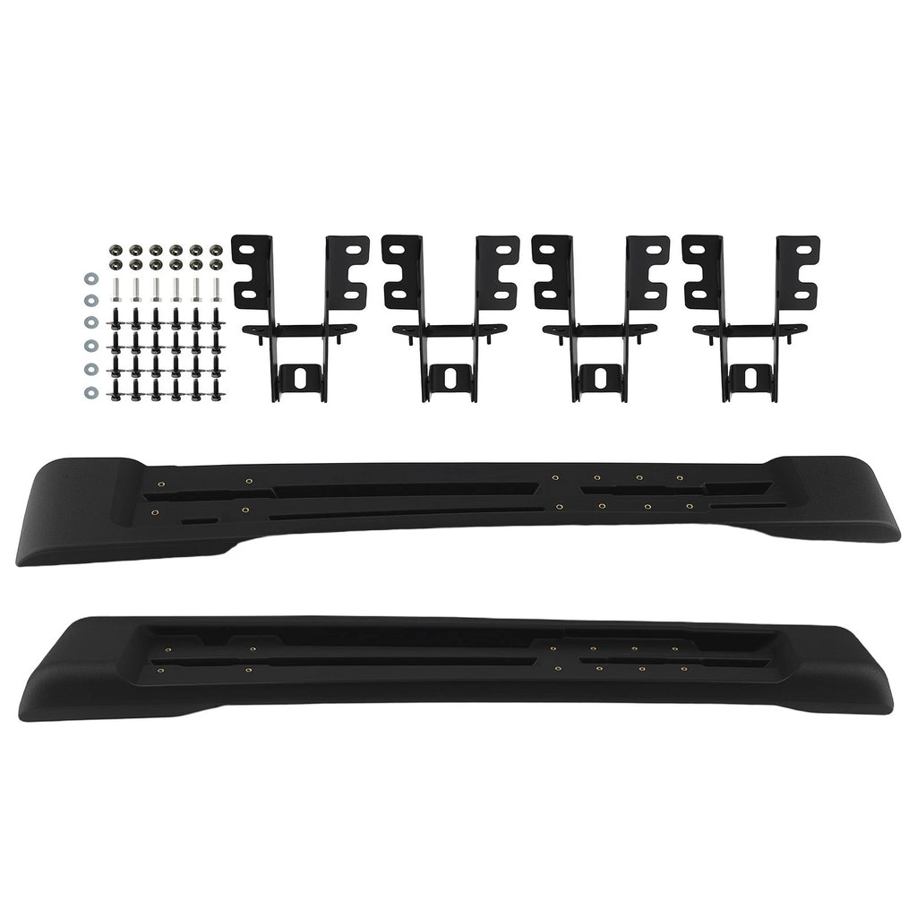 ABS Side Step Running Board for Jeep Wrangler JK (2007–2018) Complete Mount Kit