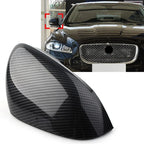 Carbon Fiber Rear Right Side View Mirror Cover for Jaguar XF XFR XJ