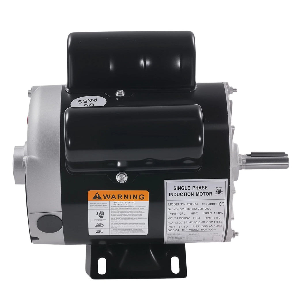2HP Compressor Motor 56 Frame 120/240V ODP Single Phase 3450RPM